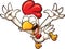 Cartoon chicken