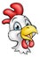 Cartoon Chicken Rooster Character
