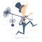 Cartoon chimney sweeper illustration