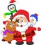 Cartoon christmas doll collections