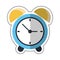 cartoon clock time alarm hour
