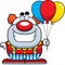 Cartoon Clown Balloons