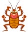 Cartoon cockroach