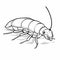 Cartoon Cockroach Coloring Page For Toddlers