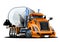 Cartoon Concrete Mixer Truck