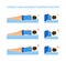 Cartoon Correct Sleeping Body Posture Set. Vector