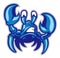 Cartoon of crab mascot