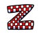 Cartoon Croatian Themed Letter Z