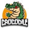 Cartoon of crocodile mascot