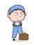 Cartoon Cunning Worker Vector Expression