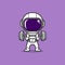 cartoon cute astronaut gym