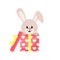 Cartoon cute bunny gift