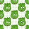 Cartoon Cute Cabbage Seamless Pattern