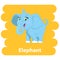 Cartoon cute Elephant