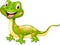 Cartoon cute lizard.