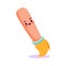 Cartoon Cute Paint Brush School Kawaii Illustration