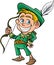 Cartoon cute Robin Hood