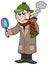 Cartoon detective