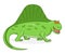 Cartoon dinosaur dimetrodon