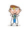 Cartoon Doctor Joyful and Excited Expression