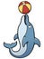 Cartoon dolphin