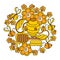 Cartoon doodle Honey beekeeping, apiculture . Honey food. Bee, flower, hive, pot