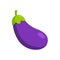 Cartoon eggplant emoji icon