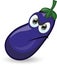 Cartoon eggplant,vector