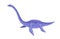 Cartoon elasmosaurus dinosaur plesiosaur character