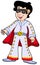 Cartoon Elvis impersonator