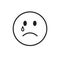 Cartoon Face Cry Tears People Emotion Icon