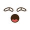 cartoon face screaming emoticon icon