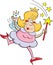 Cartoon fairy godmother