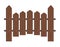 cartoon farm village vintage brown gates. illustration collection timbers barriers. railing vintage home door entrance