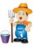 Cartoon Farmer Clip Art