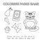 Cartoon Fat Cat Coloring Book