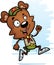 Cartoon Female Bear Scout Running