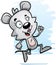 Cartoon Female Mouse Running