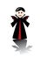 Cartoon figure of little vampire