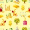 Cartoon Finance & Money seamless pattern