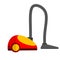 Cartoon flat illustration - vacuum cleaner