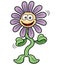 Cartoon flower dance