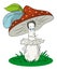 Cartoon Fly-Agaric Mushrooms