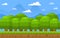 Cartoon Forest Video Game Background