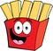 Cartoon french fries