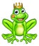 Cartoon Frog Prince Kiss