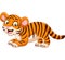 Cartoon funny baby tiger