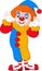 Cartoon funny clown