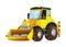 Cartoon funny excavator - background