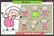 Cartoon Funny Granny Character Many Expressions and Poses Vector Set